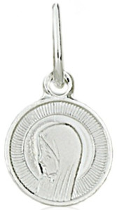 Srebrny medalik - Matka Boska Fatimska (próba 925)