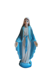 Figurka - Matka Boża Niepokalana 14 cm - Błękit 