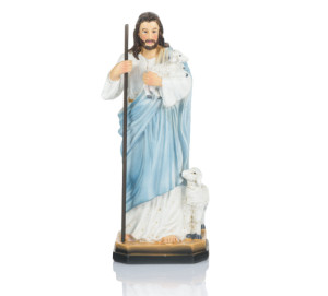 Figurka Jezus Dobry Pasterz, wysokość 21 cm