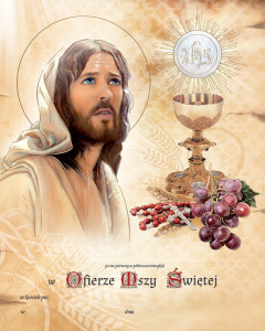 Obrazki komunijne Jezus Chrystus