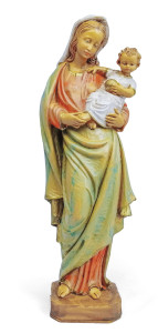 Figurka Madonna z Dzieciątkiem (nietłukąca), wysokość 25 cm