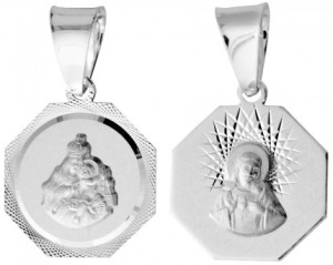 Srebrny medalik - Szkaplerz (próba 925)