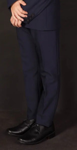 Spodnie komunijne granatowe garniturowe 