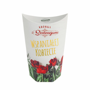 Krówki z sentencjami Wspaniałej Kobiecie - słodki prezent - op. 250 gr.- Dzień Kobiet