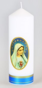 Świeca ołtarzowa - Św. Maria (17 cm)