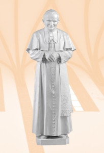Figura Ojca Św. Jana Pawła II, wysokość 116 cm