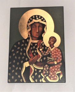 Ikona Matka Boża Częstochowska 28cm x 20 cm