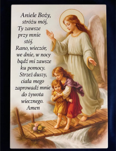 Obraz Anioł Stróż 27 x 18cm