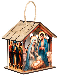Lampion drewniany Stajenka 
