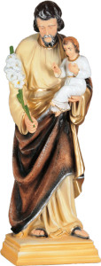 Figura św. Józefa Opiekuna, materiał żywiczny, wysokość 113 cm