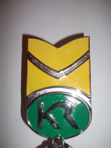 Zwieńczenie związkowe, głowica do sztandaru - logo KR