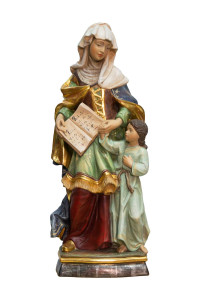 Święta Anna, rzeźba drewniana, wysokość 58 cm