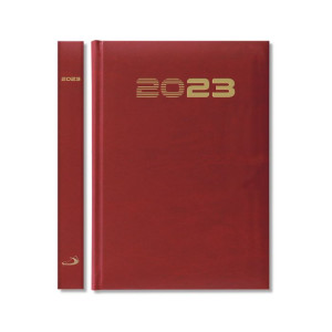 Kalendarz - terminarz A5 Standard 2023 (czerwony)