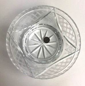 Kryształowy talerzyk o średnicy 12 cm