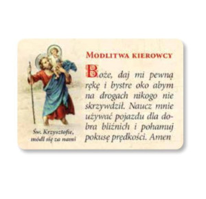 Emblemat Modlitwa Kierowcy