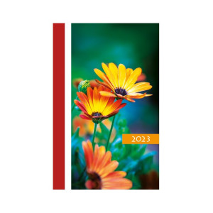 Terminarz tygodniowy z kwiatami 2023 (kolorowy)