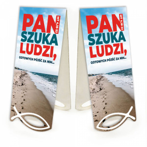 Pan szuka ludzi...- Zakładka papierowa z magnesem
