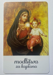 Obrazek plastikowy modlitwa za kapłana