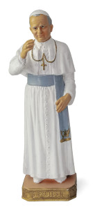 Figurka święty Jan Paweł II (nietłukąca), wysokość 22 cm