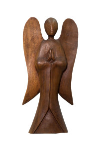 Anioł współczesny afrykański, wysokość 40 cm