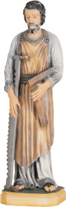 Figura św. Józefa Rzemieślnika, materiał żywiczny, wysokość 108 cm