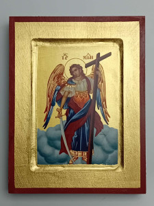 Ikona bizantyjska - Michał Archanioł, 18 x 14 cm