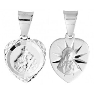 Medalik srebrny - Szkaplerz srebrny