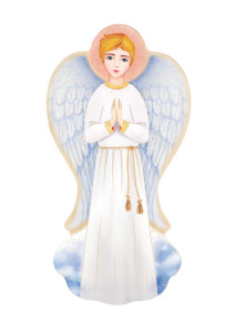 Ikona Anioł Stróż dla chłopca na Pierwszą Komunię Świętą (1)