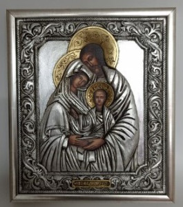 Ikona Świętej Rodziny, 26 x 23  cm