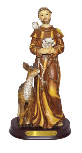 Figurka żywiczna święty Franciszek