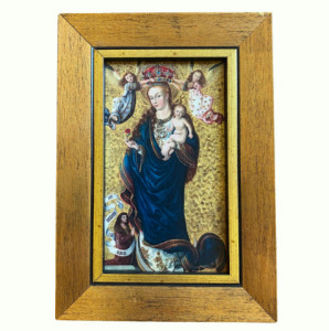Obraz w ramie - Matka Boska Pięknej Miłości (Bydgoska) 20 x 14cm