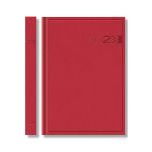 Kalendarz - terminarz B7 Print 2023 (czerwony)