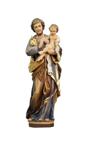 Święty Józef, rzeźba drewniana, dwa rozmiary