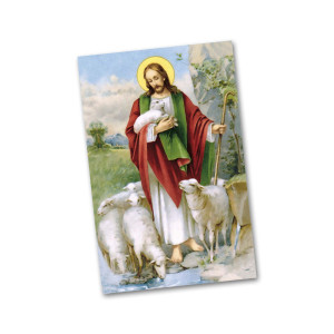 Jezus, Dobry Pasterz - Obrazek Wielkanocny jednostronny