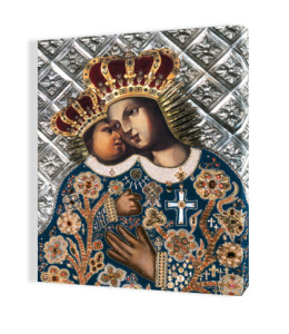 Obraz religijny na płótnie Matka Boża Kalwaryjska, 35 x 50cm