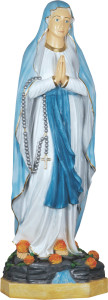 Figura Matki Bożej Lourdes, materiał żywiczny, wysokość 152 cm