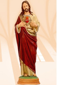 Figura Serce Pana Jezusa, wysokość 80 cm