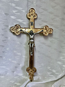 Krzyż procesyjny - koniczynka 