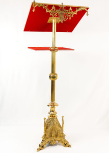 Pulpit gotycki na miejsce przewodniczenia-ambonka, wys 125 cm