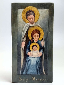 Ikona Świętej Rodziny, 14,5 x 28 cm