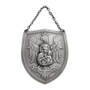 Ryngraf Srebrny z Orłem 100 - lecie Odzyskania Niepodległości 