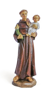 Figurka święty Antoni (nietłukąca), wysokość 25 cm