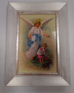 Obraz w białej ramce - Anioł Stróż