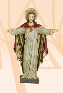 Figura Serce Pana Jezusa, wysokość 56 cm