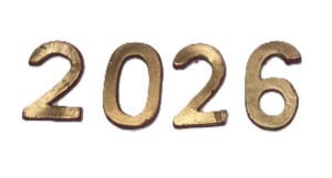 Cyfry do paschału 2026 - złote 