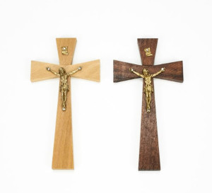 Krzyż wiszący "celtycki", drewniany, wysokość 17,5 cm, 40 sztuk