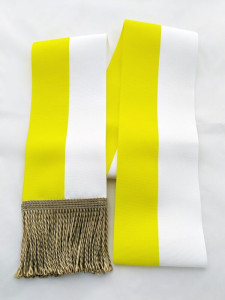 Szarfa Żółto-Biała