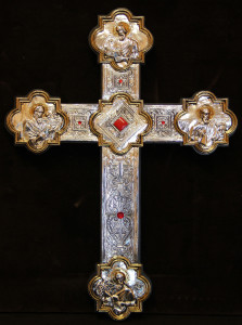 Krzyż wiszący misyjny, wysokość 29 cm