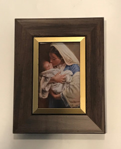 Matka Boska z Dzieciątkiem 18,5 x 23,5 cm