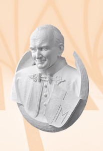 Medalion Ojca Św. Jana Pawła II, 70x80 cm